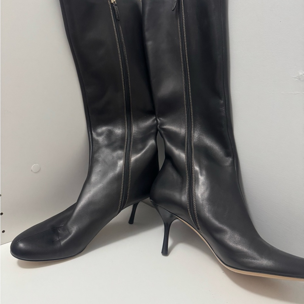 Gucci Black Leather Women's Boots - Picture 2 of 9